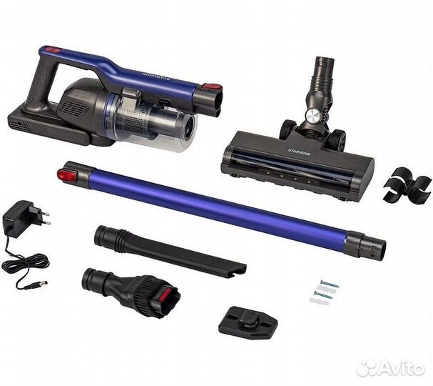 Пылесос ручной Starwind SCH9946 170Вт фиолетовый/с