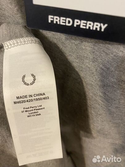 Футболка Fred perry с лампасами M новые оригинал