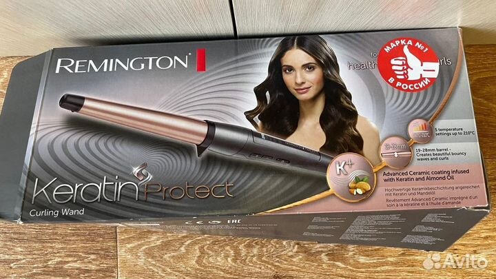 Щипцы Плойка Remington Keratin Protect Curling Wan