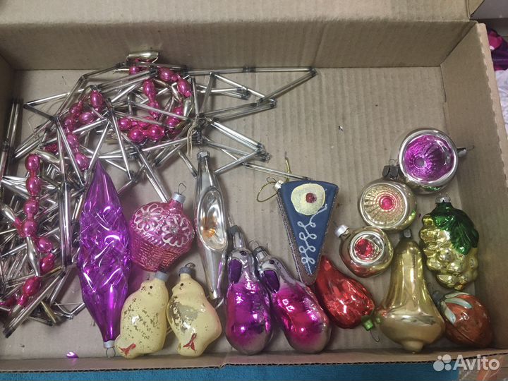 Ёлочные от 50р СССР новогодние игрушки