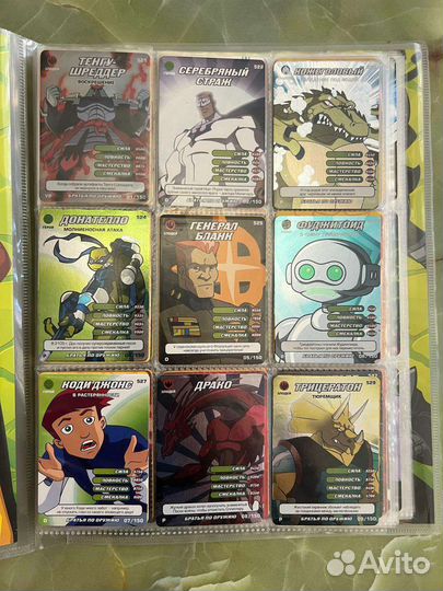Полная коллекция карточек черепашки ниндзя