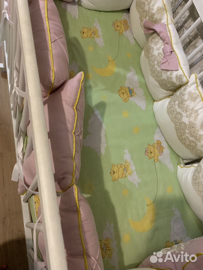 Детская кровать с матрасом