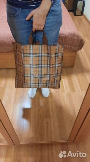 Сумка в стиле burberry