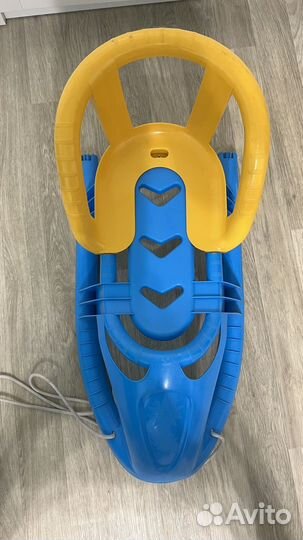 Санки салазки Снежинка Нордпласт