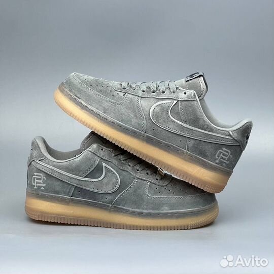 Серые Nike Air Force 1