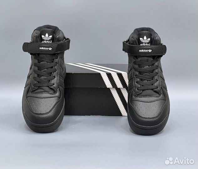 Кроссовки зимние Adidas Forum с мехом