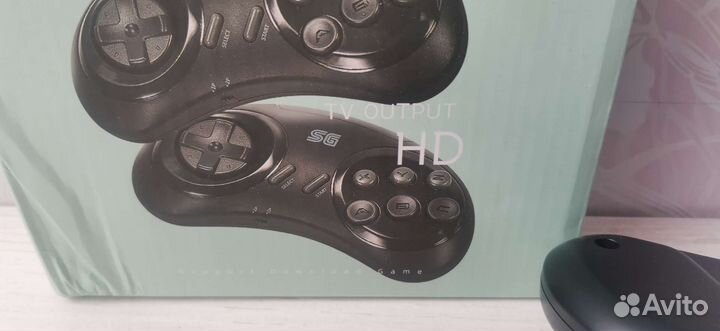 Sega + dendy 2в1 1800 игр новая