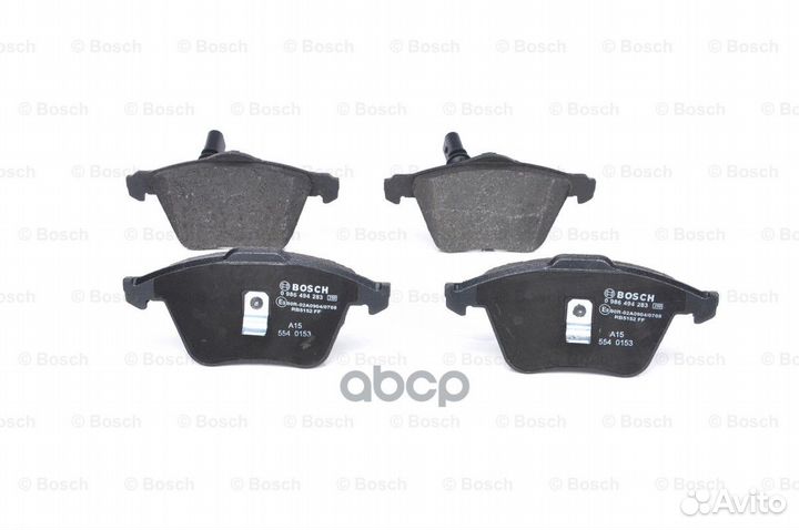 Колодки тормозные audi A6/allroad 97-05 передни