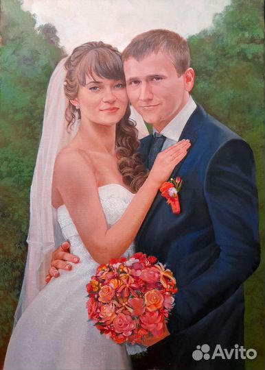 Портрет по фото маслом