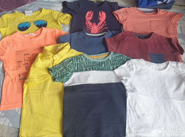 Детские вещи пакетом на мальчика 110 116