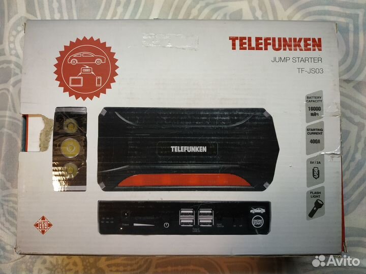 Пускозарядное устройство Telefunken TF-JS03