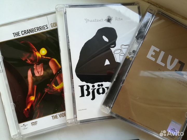 DVD диски с концертами и клипами лицензия