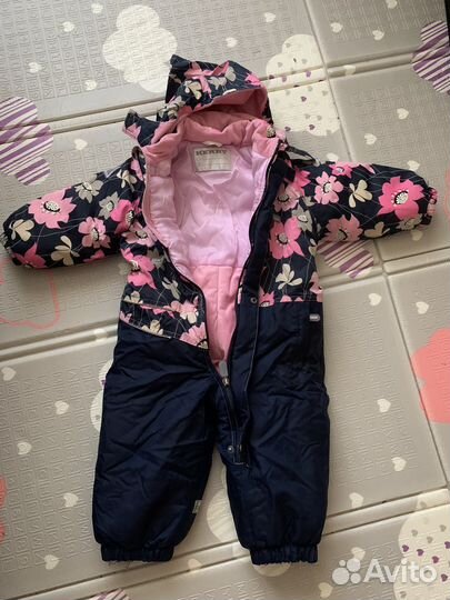 Зимний комбинезон для девочки 80 86
