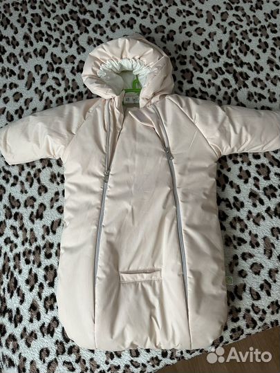 Конверт для девочки зимний