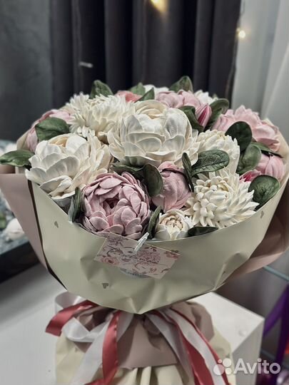 Букет из зефира 35 см, зефирный букет