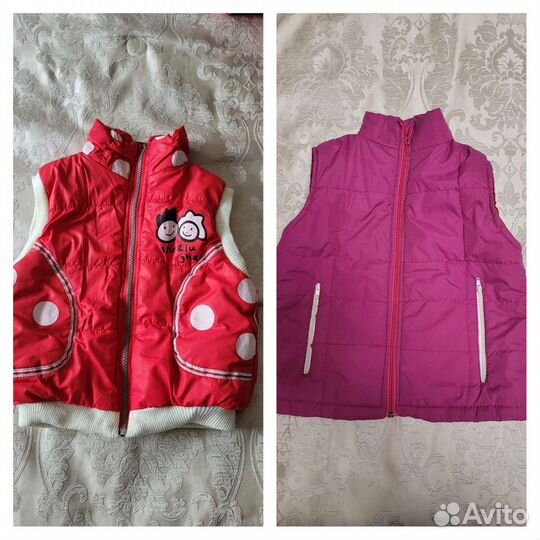 Жилетка крас р 110 см, фиолет 104