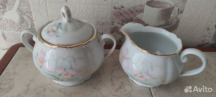 Сахарница и молочник Чехия