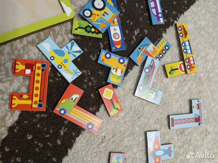 Деревянные тетрис пазлы