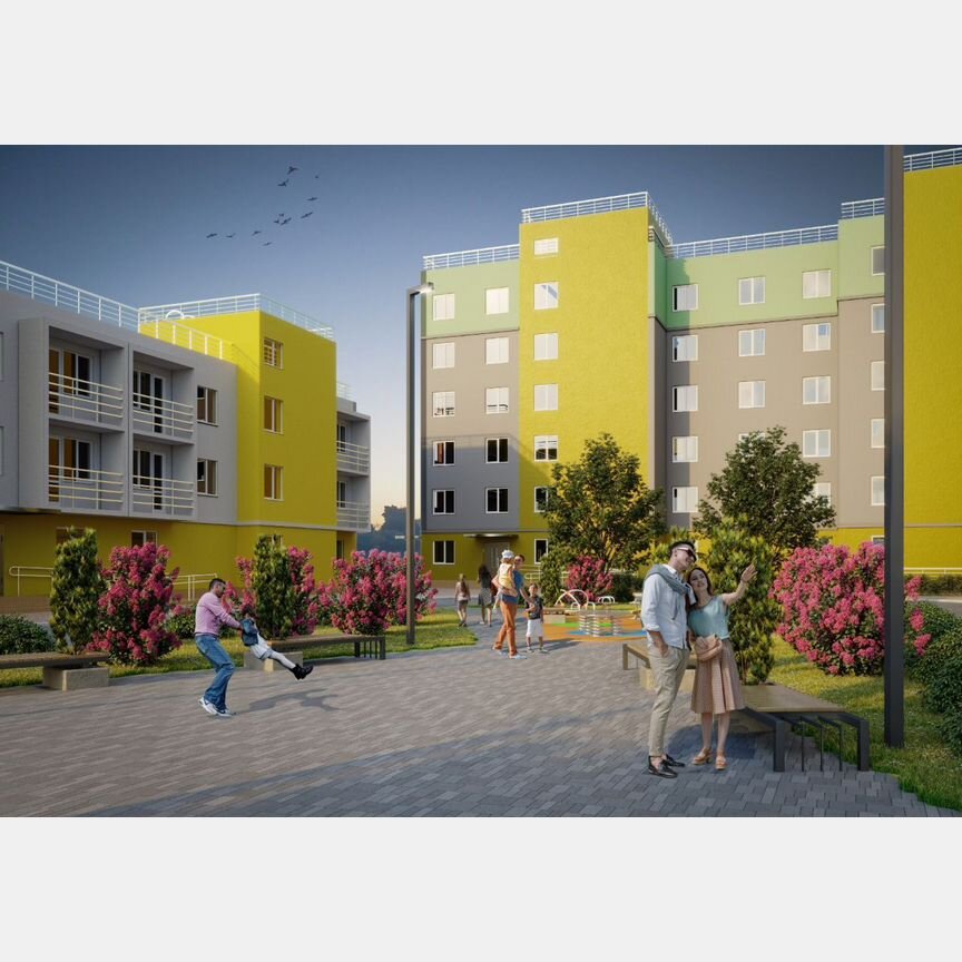 Квартира-студия, 25 м², 1/6 эт.