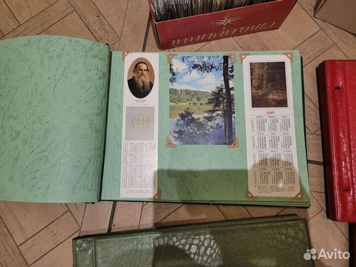 Старинные карманные календарики