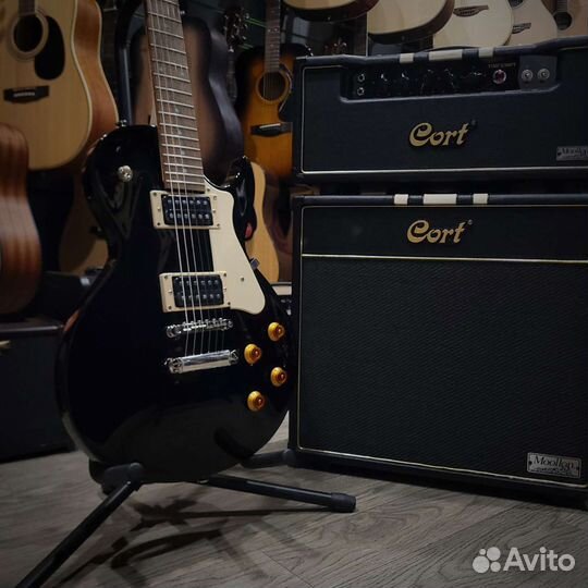Cort CR 100 BK электрогитара LES-paul (новая)