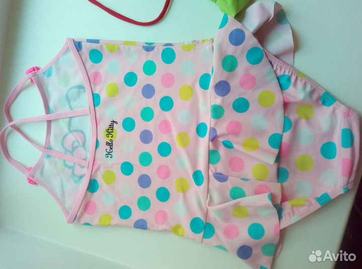 Купальник детский раздельный 3-4г, слитный 6-8лет