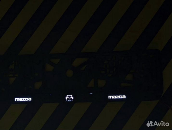 Номерная рамка c вашим логотипом и дизайном