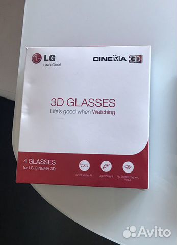 3 д очки новые (4 шт)