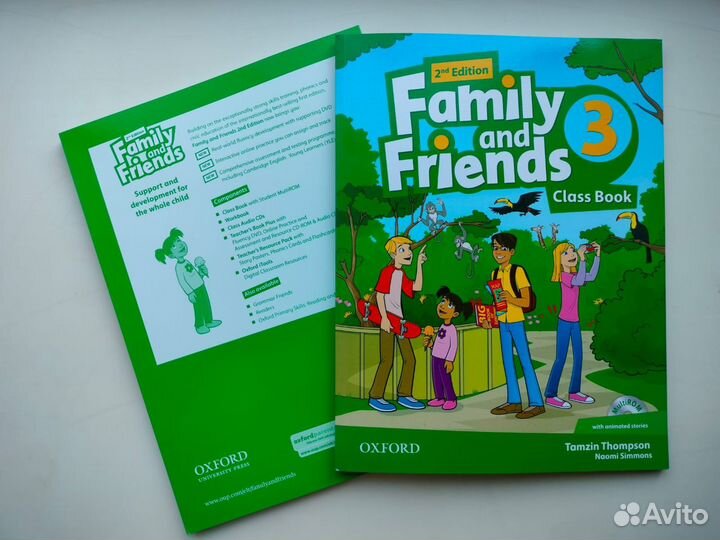 Учебник Family and Friends 3 (+тетрадь, 2 диска)