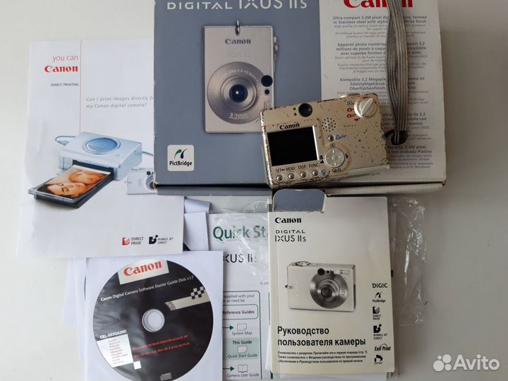 Фотоаппарат Canon Digital Ixus IIs на запчасти