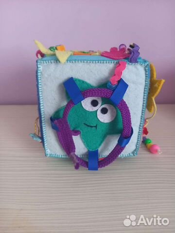 Развивающий кубик мягкий