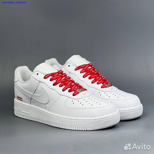 Кроссовки Nike Air Force 1 Low & Supreme (Арт.20479)