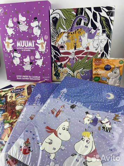 Адвент календарь moomin Тролли фигурки 2023/24