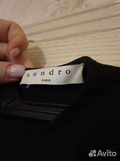 Платье чёрное Sandro