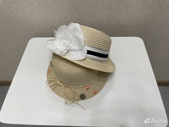 Соломенная шляпа детская (54)