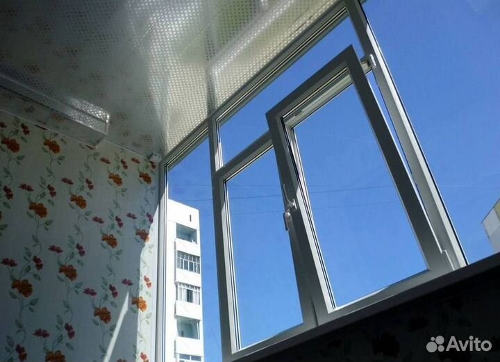 Остекление окон и балконов пвх