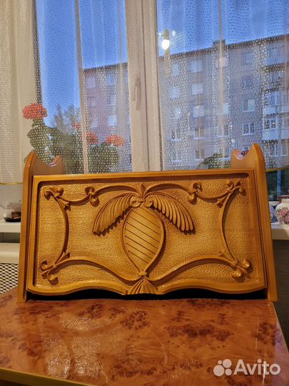 Хлебница деревянная ручной работы