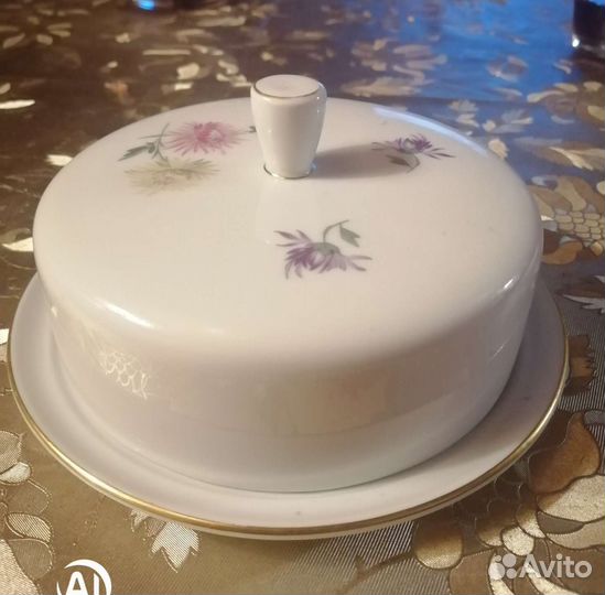 Масленка фарфор гдр
