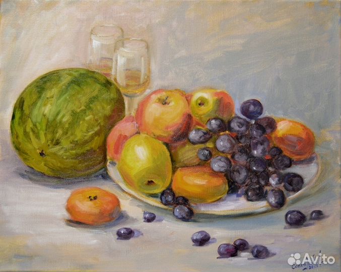 Картина маслом на холсте 