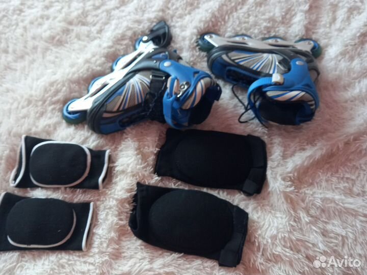 Коньки роликовые размер 38