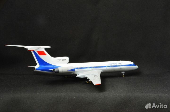 Модель самолёта Ту-154М Аэрофлот