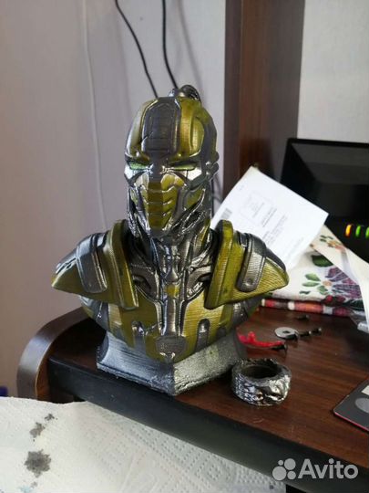 Бюсты Cyrax, Sub zero, NightWolf из MK