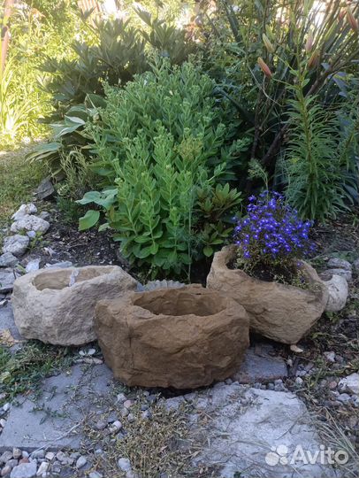 Кашпо для суккулентов из камня(Доломит)