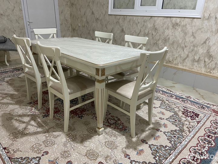 Стол со стульями комплект
