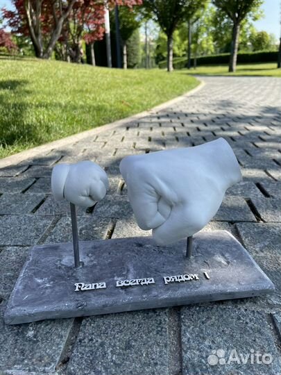 Скульптура и детские слепки