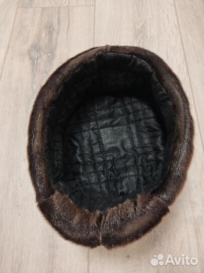 Норковая шапка мужская