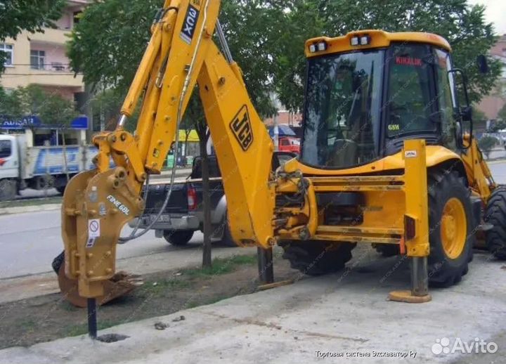 Экскаватор погрузчик jcb гидромолот