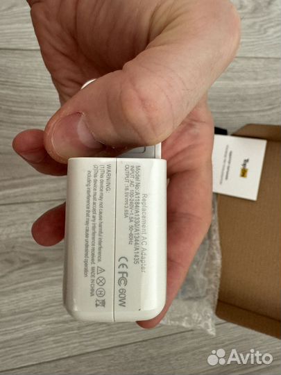 Зарядное устройство для Macbook air, 60w magsafe 1