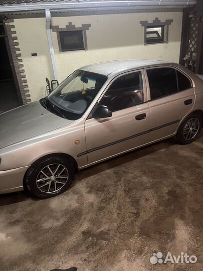 Hyundai Accent 1.5 МТ, 2003, 383 000 км