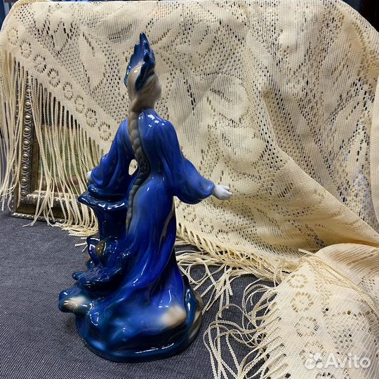 Статуэтка Хозяйка Медной Горы, Гжель хк